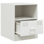 Nachttische 2 Einheiten aus weißem Stahl 34,5x39x44 cm von vidaXL, Nachttische - Ref: Foro24-841762, Preis: 81,82 €, Rabatt: %