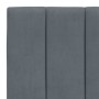 Bett mit dunkelgrauer Samtmatratze 90x190 cm von vidaXL, Betten und Lattenroste - Ref: Foro24-3208569, Preis: 279,06 €, Rabat...