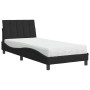 Cama con colchón terciopelo negro 90x200 cm de vidaXL, Camas y somieres - Ref: Foro24-3208576, Precio: 291,53 €, Descuento: %