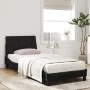 Cama con colchón terciopelo negro 90x200 cm de vidaXL, Camas y somieres - Ref: Foro24-3208576, Precio: 274,40 €, Descuento: %