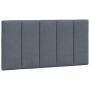 Bett mit dunkelgrauer Samtmatratze 100x200 cm von vidaXL, Betten und Lattenroste - Ref: Foro24-3208581, Preis: 298,35 €, Raba...