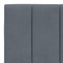 Bett mit dunkelgrauer Samtmatratze 100x200 cm von vidaXL, Betten und Lattenroste - Ref: Foro24-3208581, Preis: 298,35 €, Raba...