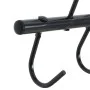 Cable tie hanger coat rack with 6 swivel hooks black steel by vidaXL, Horse rein accessories - Ref: Foro24-172465, Price: 18,...