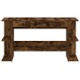 Schreibtisch aus geräuchertem Eichenholzwerkstoff, 140 x 50 x 75 cm von vidaXL, Schreibtische - Ref: Foro24-840552, Preis: 87...
