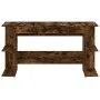 Smoked oak engineered wood desk 140x50x75 cm by vidaXL, Desks - Ref: Foro24-840552, Price: 86,04 €, Discount: %