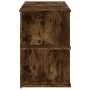 Smoked oak engineered wood desk 140x50x75 cm by vidaXL, Desks - Ref: Foro24-840552, Price: 86,04 €, Discount: %