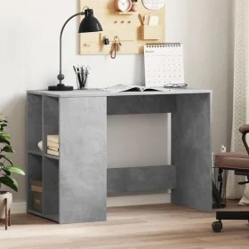 Betongrauer Schreibtisch aus Holzwerkstoff, 102 x 50 x 75 cm von vidaXL, Schreibtische - Ref: Foro24-840544, Preis: 76,91 €, ...