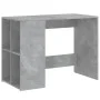 Betongrauer Schreibtisch aus Holzwerkstoff, 102 x 50 x 75 cm von vidaXL, Schreibtische - Ref: Foro24-840544, Preis: 78,13 €, ...