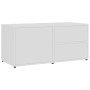 Mueble para TV madera contrachapada blanco 80x34x36 cm de vidaXL, Muebles TV - Ref: Foro24-801850, Precio: 62,70 €, Descuento: %