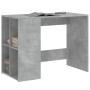 Betongrauer Schreibtisch aus Holzwerkstoff, 102 x 50 x 75 cm von vidaXL, Schreibtische - Ref: Foro24-840544, Preis: 78,13 €, ...