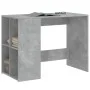 Betongrauer Schreibtisch aus Holzwerkstoff, 102 x 50 x 75 cm von vidaXL, Schreibtische - Ref: Foro24-840544, Preis: 78,13 €, ...