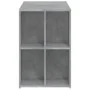 Betongrauer Schreibtisch aus Holzwerkstoff, 102 x 50 x 75 cm von vidaXL, Schreibtische - Ref: Foro24-840544, Preis: 78,13 €, ...