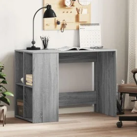 Schreibtisch aus Holzwerkstoff in Sonoma-Grau, 102 x 50 x 75 cm von vidaXL, Schreibtische - Ref: Foro24-840546, Preis: 81,42 ...