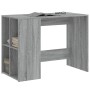 Escritorio de madera de ingeniería gris Sonoma 102x50x75 cm de vidaXL, Escritorios - Ref: Foro24-840546, Precio: 82,68 €, Des...
