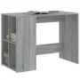 Schreibtisch aus Holzwerkstoff in Sonoma-Grau, 102 x 50 x 75 cm von vidaXL, Schreibtische - Ref: Foro24-840546, Preis: 81,42 ...