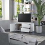 Mueble para TV madera contrachapada blanco 80x34x36 cm de vidaXL, Muebles TV - Ref: Foro24-801850, Precio: 62,70 €, Descuento: %