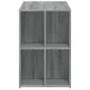 Schreibtisch aus Holzwerkstoff in Sonoma-Grau, 102 x 50 x 75 cm von vidaXL, Schreibtische - Ref: Foro24-840546, Preis: 81,42 ...