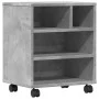 Printer stand with wheels concrete gray 41x32x48 cm by vidaXL, Printer supports - Ref: Foro24-840621, Price: 40,68 €, Discoun...