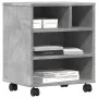 Printer stand with wheels concrete gray 41x32x48 cm by vidaXL, Printer supports - Ref: Foro24-840621, Price: 40,68 €, Discoun...