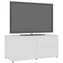White plywood TV cabinet 80x34x36 cm by vidaXL, TV Furniture - Ref: Foro24-801850, Price: 60,10 €, Discount: %