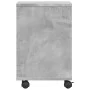 Printer stand with wheels concrete gray 41x32x48 cm by vidaXL, Printer supports - Ref: Foro24-840621, Price: 40,68 €, Discoun...