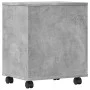 Printer stand with wheels concrete gray 41x32x48 cm by vidaXL, Printer supports - Ref: Foro24-840621, Price: 40,68 €, Discoun...