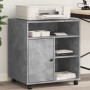 Druckerständer mit Rollen betongrau 60x50x67 cm von vidaXL, Drucker unterstützt - Ref: Foro24-840628, Preis: 84,29 €, Rabatt: %