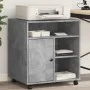 Printer stand with wheels concrete gray 60x50x67 cm by vidaXL, Printer supports - Ref: Foro24-840628, Price: 83,07 €, Discoun...