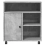 Printer stand with wheels concrete gray 60x50x67 cm by vidaXL, Printer supports - Ref: Foro24-840628, Price: 83,07 €, Discoun...