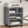 Druckerständer mit Rollen Sonoma grau 41x32x48 cm von vidaXL, Drucker unterstützt - Ref: Foro24-840623, Preis: 47,00 €, Rabat...