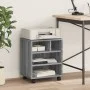 Druckerständer mit Rollen Sonoma grau 41x32x48 cm von vidaXL, Drucker unterstützt - Ref: Foro24-840623, Preis: 46,23 €, Rabat...