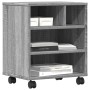 Druckerständer mit Rollen Sonoma grau 41x32x48 cm von vidaXL, Drucker unterstützt - Ref: Foro24-840623, Preis: 47,00 €, Rabat...