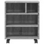 Druckerständer mit Rollen Sonoma grau 41x32x48 cm von vidaXL, Drucker unterstützt - Ref: Foro24-840623, Preis: 46,23 €, Rabat...
