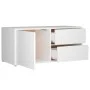 White plywood TV cabinet 80x34x36 cm by vidaXL, TV Furniture - Ref: Foro24-801850, Price: 60,10 €, Discount: %