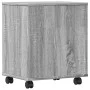 Druckerständer mit Rollen Sonoma grau 41x32x48 cm von vidaXL, Drucker unterstützt - Ref: Foro24-840623, Preis: 46,23 €, Rabat...