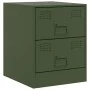 Grüner Nachttisch aus Stahl, 34,5 x 39 x 44 cm von vidaXL, Nachttische - Ref: Foro24-841627, Preis: 53,40 €, Rabatt: %
