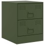 Grüner Nachttisch aus Stahl, 34,5 x 39 x 44 cm von vidaXL, Nachttische - Ref: Foro24-841627, Preis: 54,14 €, Rabatt: %