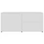 White plywood TV cabinet 80x34x36 cm by vidaXL, TV Furniture - Ref: Foro24-801850, Price: 60,10 €, Discount: %