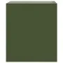 Grüner Nachttisch aus Stahl, 34,5 x 39 x 44 cm von vidaXL, Nachttische - Ref: Foro24-841627, Preis: 53,40 €, Rabatt: %