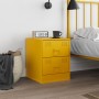 Gelber Nachttisch aus Stahl, 34,5 x 39 x 44 cm von vidaXL, Nachttische - Ref: Foro24-841625, Preis: 60,29 €, Rabatt: %