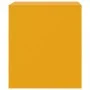 Yellow steel bedside table 34.5x39x44 cm by vidaXL, Nightstands - Ref: Foro24-841625, Price: 59,64 €, Discount: %