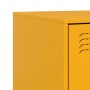 Gelber Nachttisch aus Stahl, 34,5 x 39 x 44 cm von vidaXL, Nachttische - Ref: Foro24-841625, Preis: 60,29 €, Rabatt: %