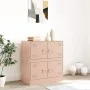 Rosa Stahl-Sideboard 67x39x73 cm von vidaXL, Sideboards - Ref: Foro24-841650, Preis: 105,73 €, Rabatt: %