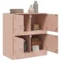 Rosa Stahl-Sideboard 67x39x73 cm von vidaXL, Sideboards - Ref: Foro24-841650, Preis: 105,73 €, Rabatt: %
