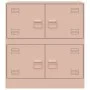 Rosa Stahl-Sideboard 67x39x73 cm von vidaXL, Sideboards - Ref: Foro24-841650, Preis: 105,73 €, Rabatt: %