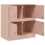 Rosa Stahl-Sideboard 67x39x73 cm von vidaXL, Sideboards - Ref: Foro24-841650, Preis: 105,73 €, Rabatt: %