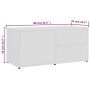 Mueble para TV madera contrachapada blanco 80x34x36 cm de vidaXL, Muebles TV - Ref: Foro24-801850, Precio: 62,70 €, Descuento: %