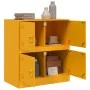 Senfgelbes Sideboard aus Stahl, 67 x 39 x 73 cm von vidaXL, Sideboards - Ref: Foro24-841652, Preis: 95,26 €, Rabatt: %