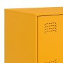 Aparador de acero amarillo mostaza 67x39x73 cm de vidaXL, Aparadores - Ref: Foro24-841652, Precio: 96,13 €, Descuento: %