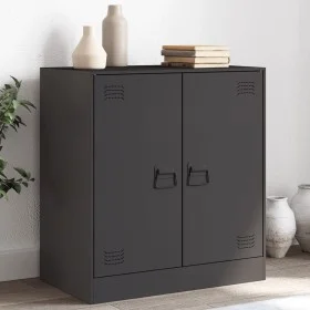 Sideboard aus schwarzem Stahl, 67 x 39 x 73 cm von vidaXL, Sideboards - Ref: Foro24-841673, Preis: 118,36 €, Rabatt: %